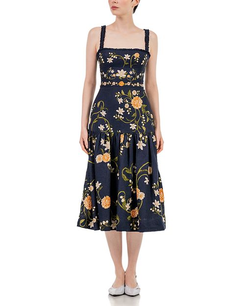 Agua Bendita Nispero Valle Midi Dress