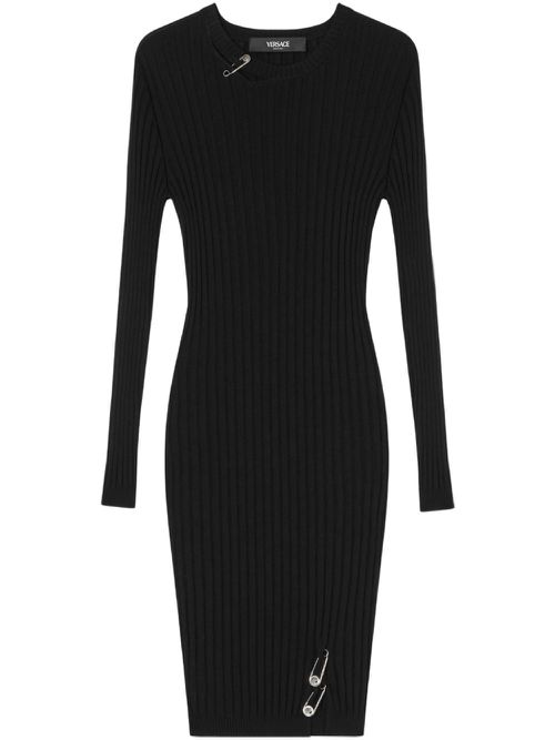 Knitted dress - Black