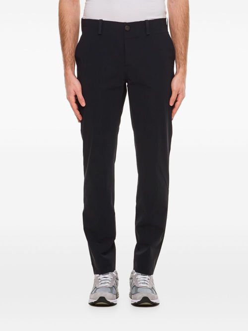 Logo-patch trousers - Black