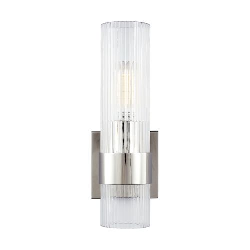 Visual Comfort Studio Geneva Bathroom Vanity Light in Polished Nickel by Chapman & Myer