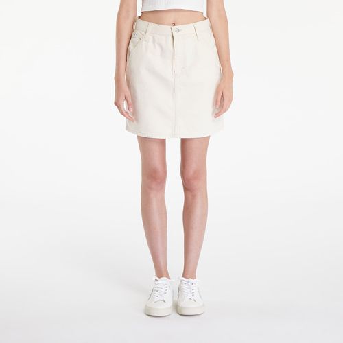 Calvin Klein Jeans Hr A-Line Mini Skirt Hammerloop White