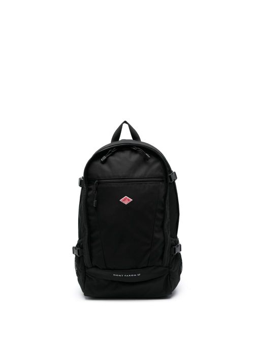 Mont Faron 27 logo-patch backpack - Black