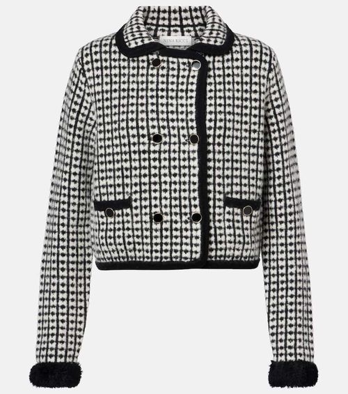 Wool-blend cardigan