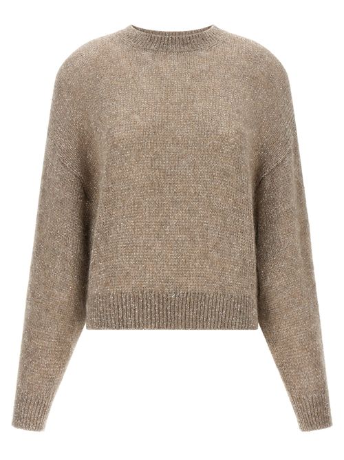 Diamante Sweater — Beige