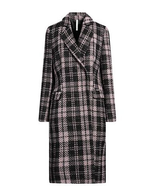 Woman Coat Black Size 6 Acrylic, Virgin Wool, Alpaca wool, Wool, Polyamide