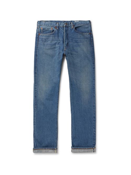 107 Slim-Fit Selvedge Denim Jeans - Men - Blue - 5
