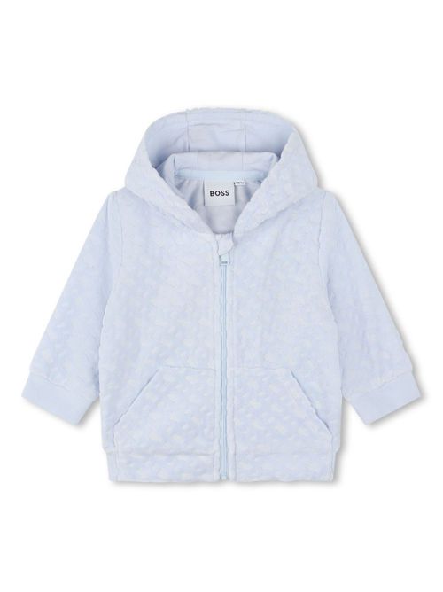 Monogram-jacquard tracksuit - Blue