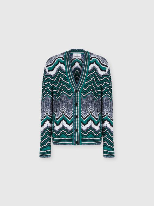 Missoni - Striped cotton-blend cardigan, Men, Multicoloured