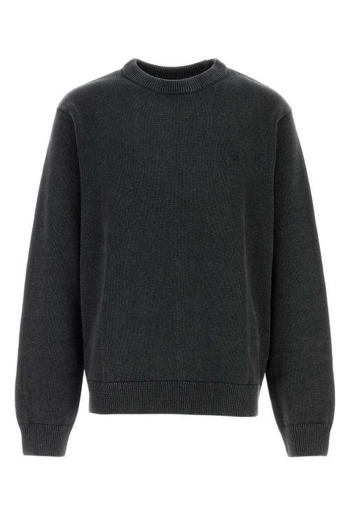 Slate Cotton Kori Sweater Blackgarmentdyed Exterior: Felpe - Men