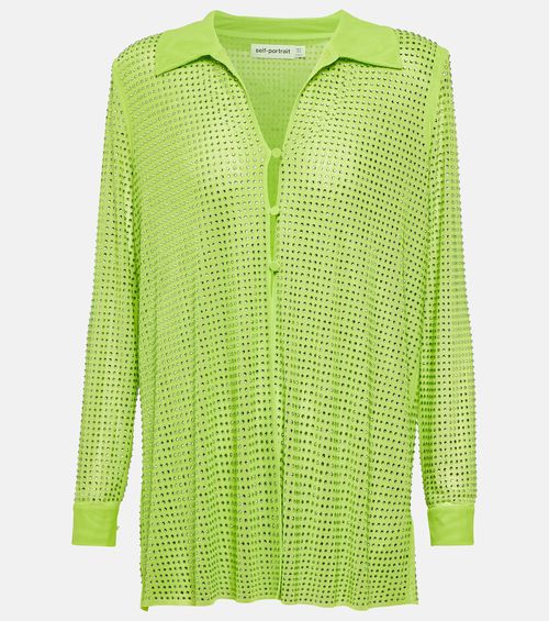 Self-Portrait Embellished shirt