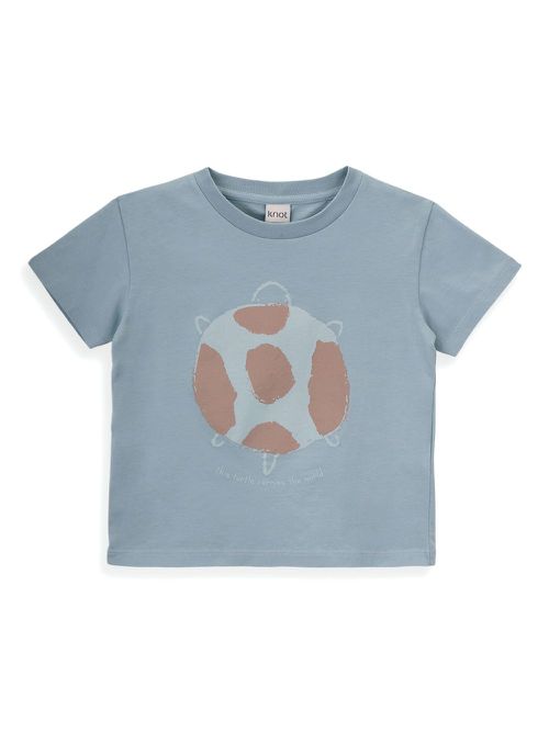 Knot turtle t-shirt - Blue