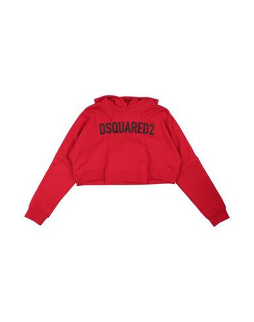 Dsquared2 Kid Girl Sweatshirt Red Size 14 Cotton, Elastane, Silicone