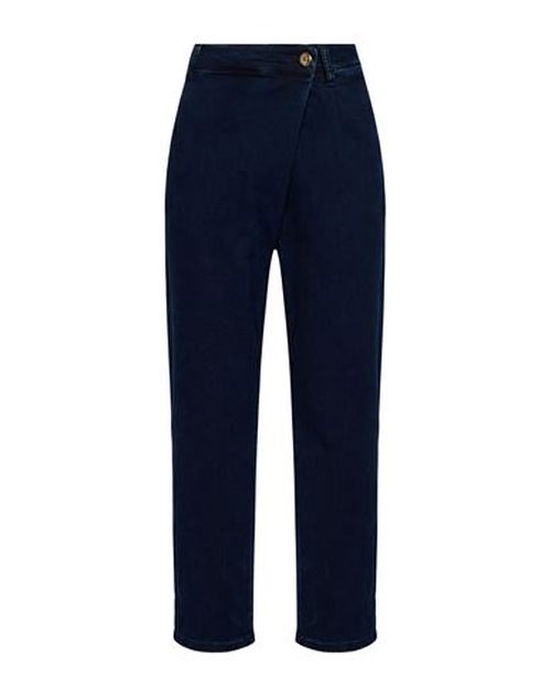 Woman Pants Blue Size 25 Cotton, Polyester, Viscose, Elastane