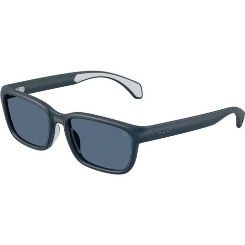Moncler Unisex Moncler ME8002 SLICKA 500880 Gafas de sol Inyectado Azul Azul Pillow Norma