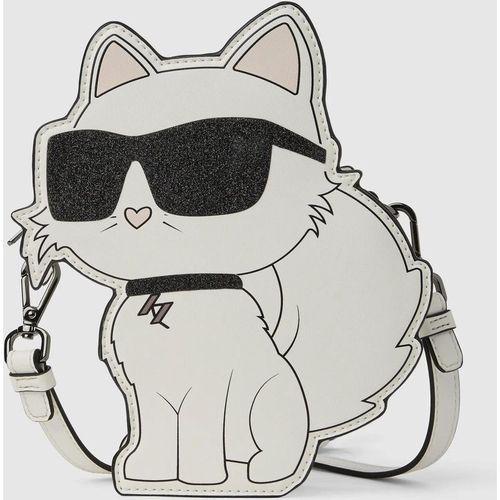Karl Lagerfeld - Ikon Choupette Tasche Für Mädchen, Weiss, Größe: One