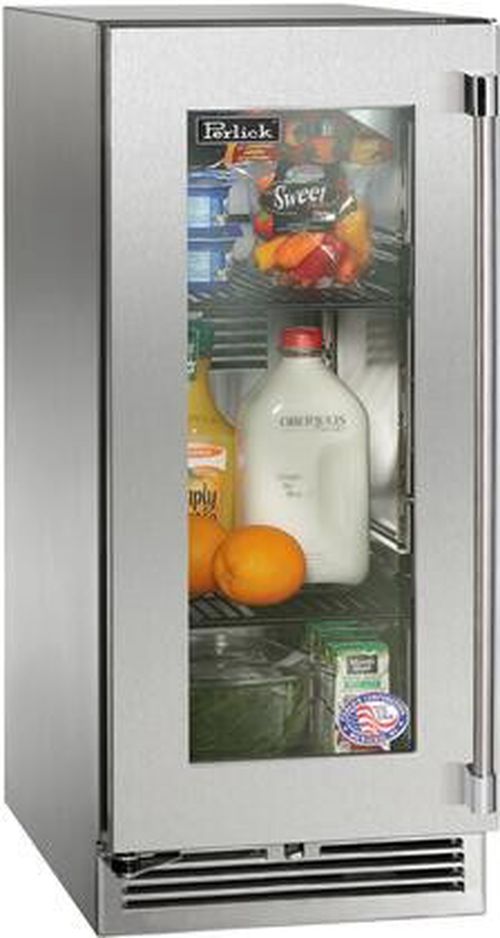 Perlick 15 Inch Signature 15" Built In Undercounter Counter Depth Compact All-Refrigerator HP15RS43LL