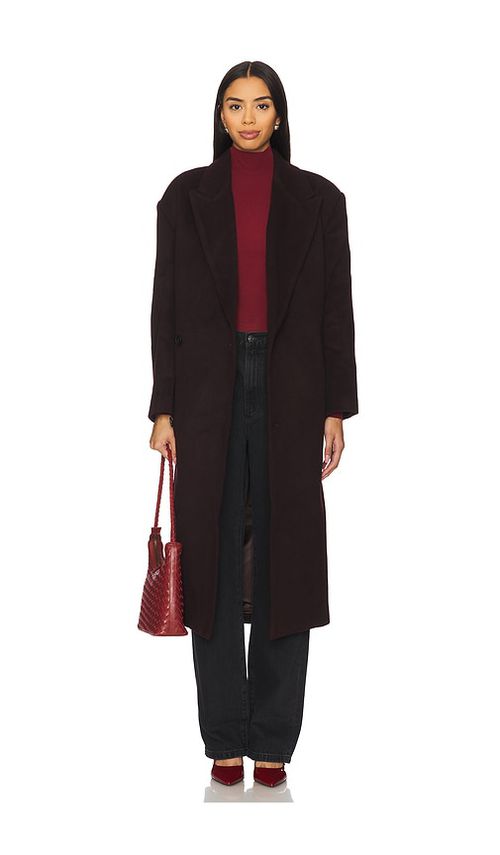 Bardot MANTEAU en Wine.  M/L. Also en