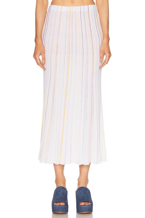 Gabriela Hearst Celeano Skirt in Ivory