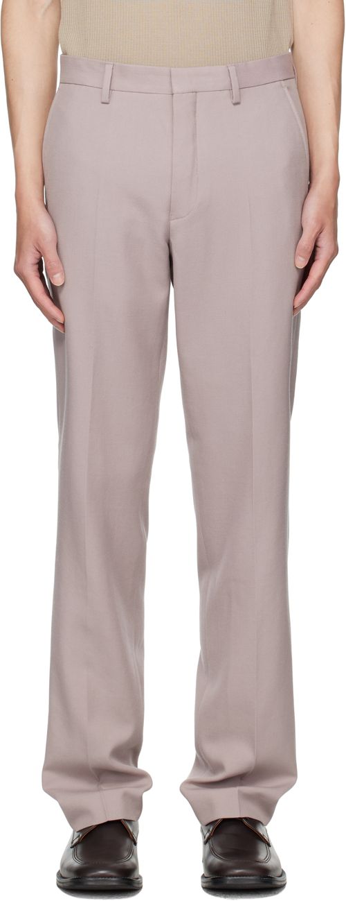Purple Wool Trousers