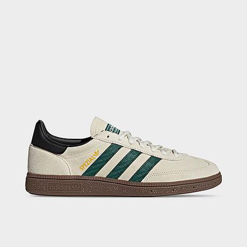 Men's Originals Handball Spezial Casual Shoes in Off White/Collegiate Green/Gum
