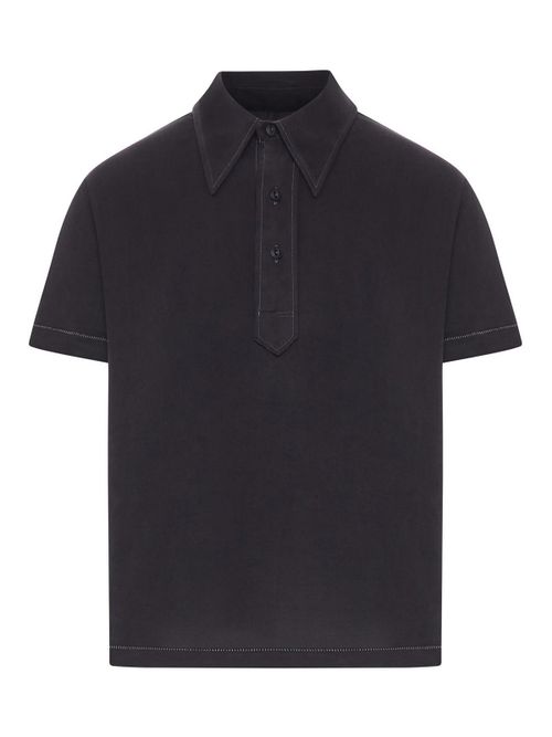 Polo Shirt In Stretch Technical Fabric