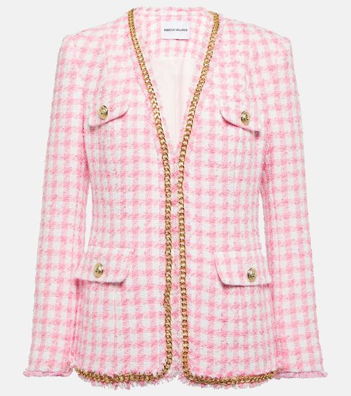 Rebecca Vallance Gabrielle houndstooth miniskirt