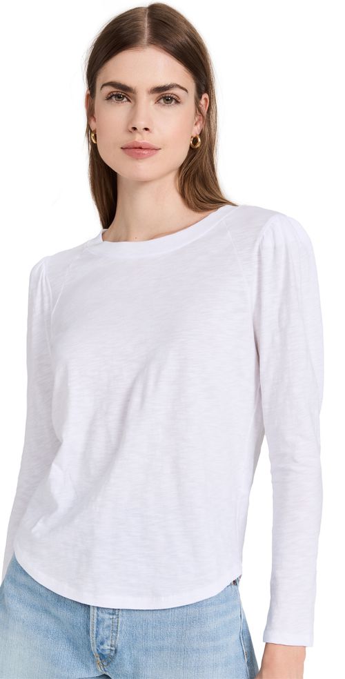 Mason Baseball Tee White