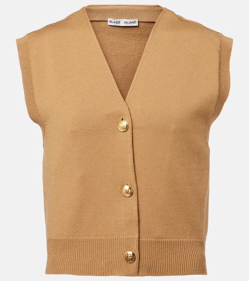 Blazé Milano Sebright wool-blend sweater vest