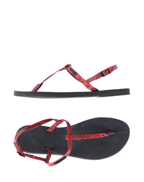 Hav. You Riviera Croco Woman Thong sandal Red