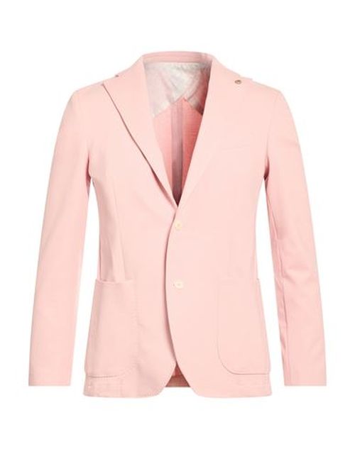 Man Blazer Light pink Size 38 Cotton, Polyamide, Elastane