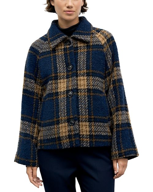 Almy Plaid Coat