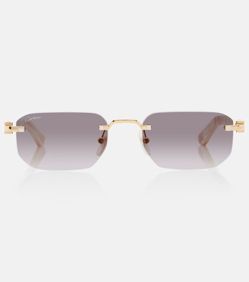 Signature C rectangular sunglasses