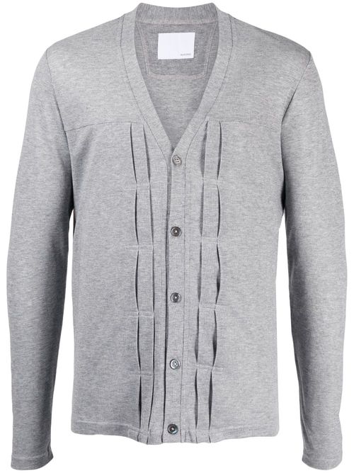 The Antoine striped cardigan - Grey