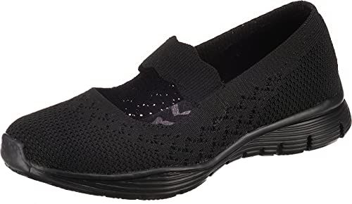 Skechers Women's Seager-Power Hitter-Engineered Knit Mary Jane Flat