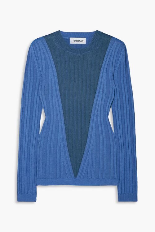 Kira ribbed cotton-blend sweater
