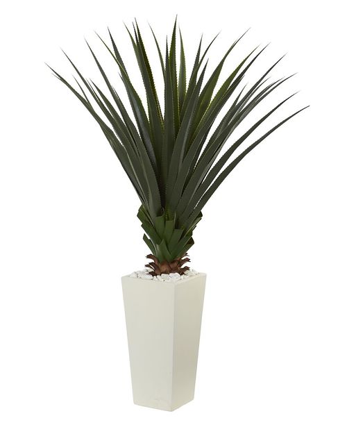 5Ft Spiky Agave Artificial Plant In Tower Planter