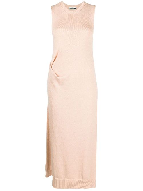 Fine-knit maxi dress - Pink