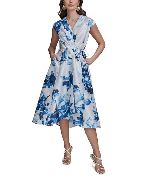 Floral Print A Line Dress