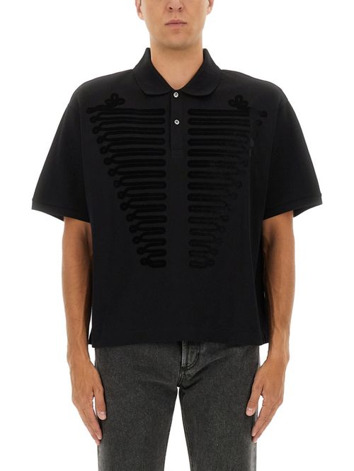 Black Shirt Collar Polo