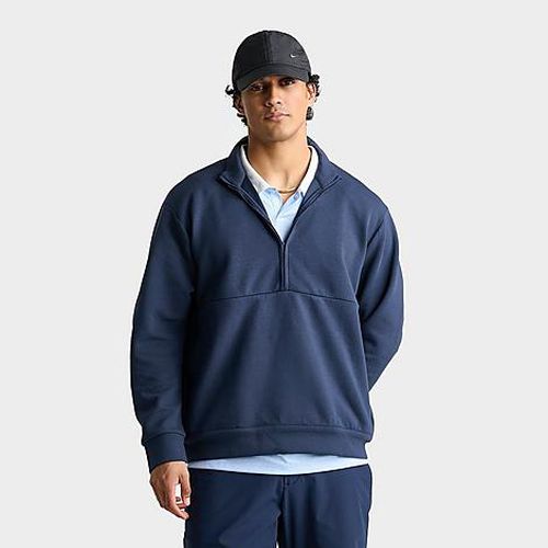 Men's 24.7 ImpossiblySoft Dri-FIT Half-Zip Top in Obsidian/Dark Obsidian