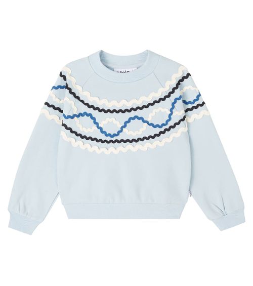 Marilyn embroidered cotton sweatshirt