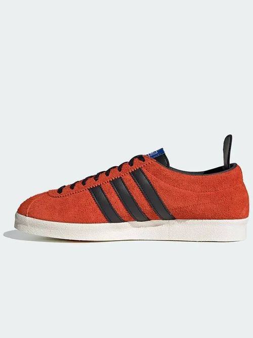 Gazelle suede flat sneakers - Red