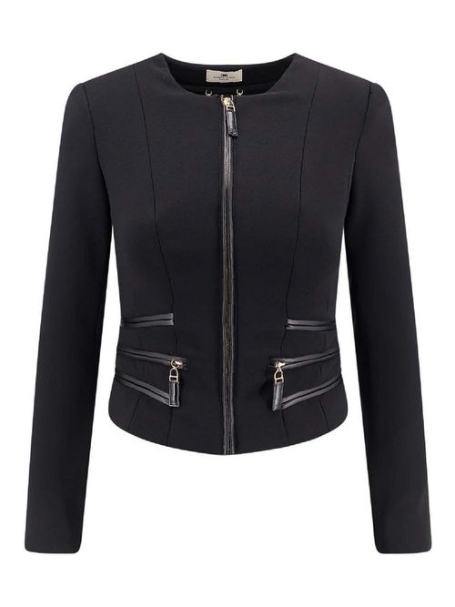 Blazer with pockets and zip