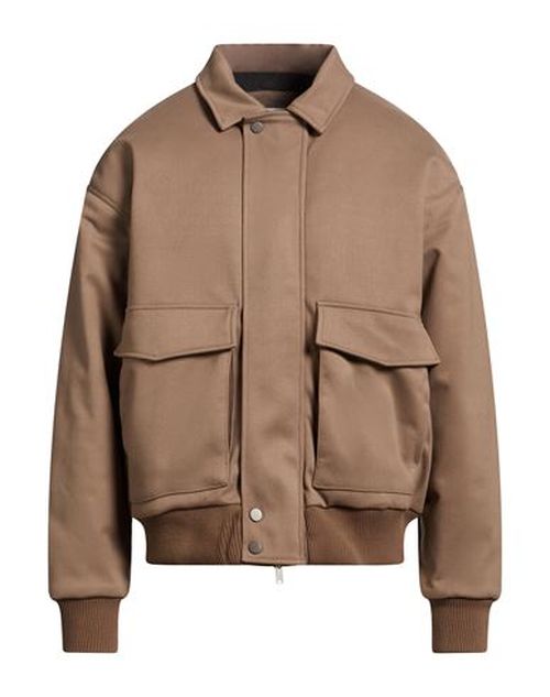 Man Jacket Taupe Size L Polyester