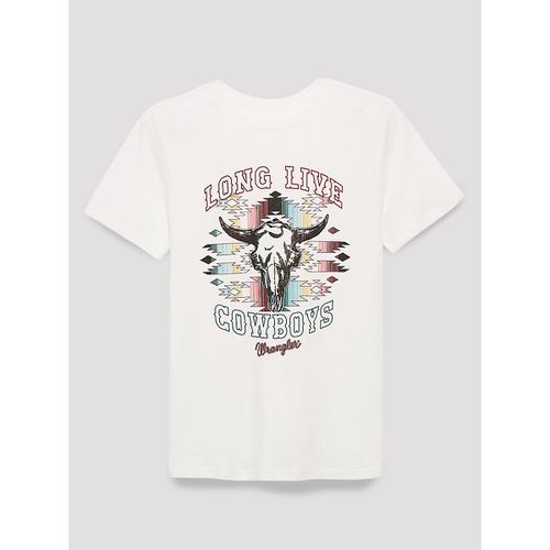 Aztec Steerhead Reg Fit Graphic Tee in Bright White Heather