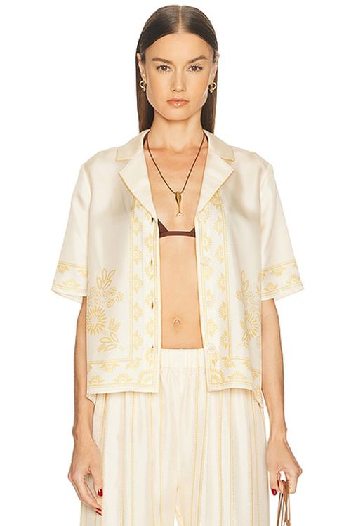 ERES Mentholee Top in Panama & Blond - Cream. 38 also