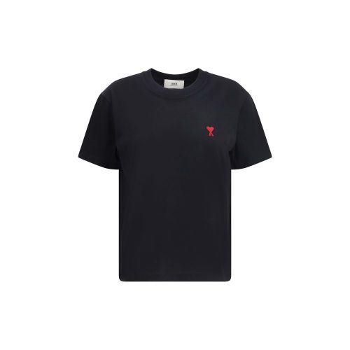 Logo-Embroidered Cotton T-Shirt — Black