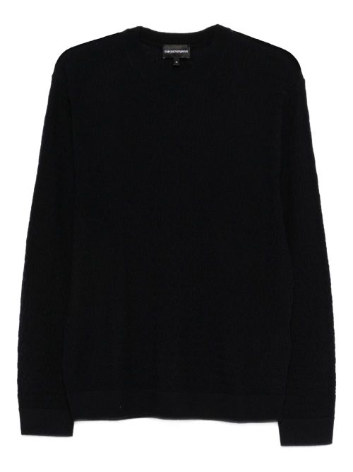 Wool crewneck sweater