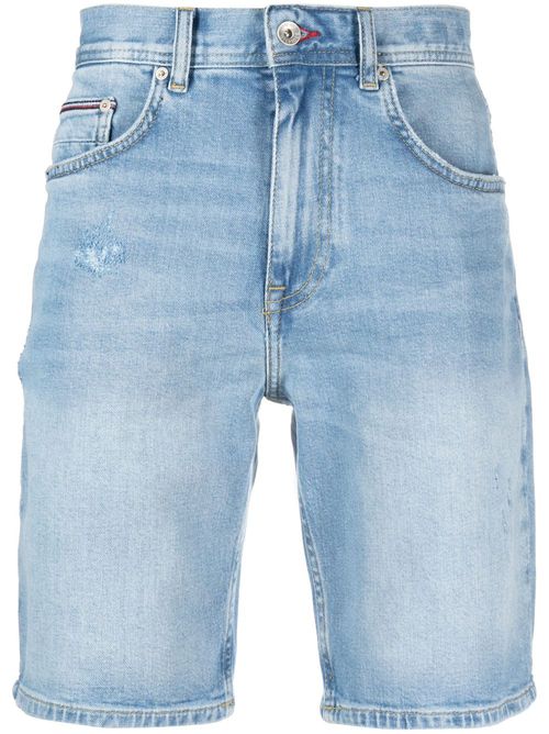 Brooklyn distressed denim shorts - Blue