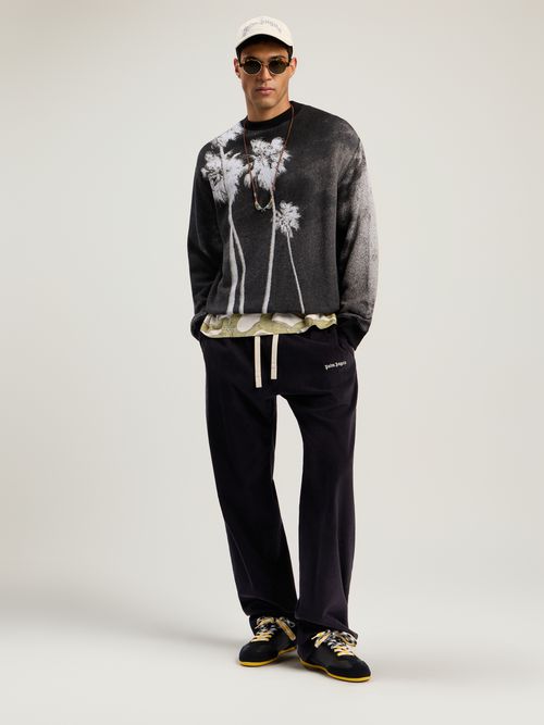 Decoding Palm Culture Sweater Man  Black